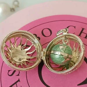 Thomas Sabo XL Amulett Medaillon Sonne rund mit Weltkugel NEU - Bild 1 von 11
