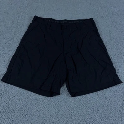 Wrangler Shorts Mens 36 Black Cargo All Terrain Gear 9" Nylon Outdoor Series ATG - Image 1 of 4