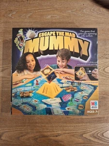 Milton Bradley Escape the Mad Mummy Board Game NEW SEALED Vintage 2004 - Picture 1 of 5