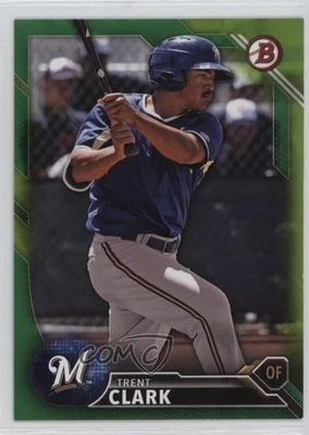 2016 Bowman Draft Top Prospects Green /99 Trent Clark #BD-149 - Image 1 of 2