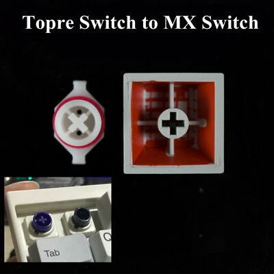 Topre to Cherry MX Keycaps Adapter Converter Realforce HHKB Capacitive Keyboard - Image 1 of 4