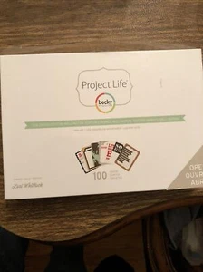 PROJECT LIFE BECKY HIGGINS MINI KIT Childhood  Edition 100 Pieces Card Scrapbook - Picture 1 of 2