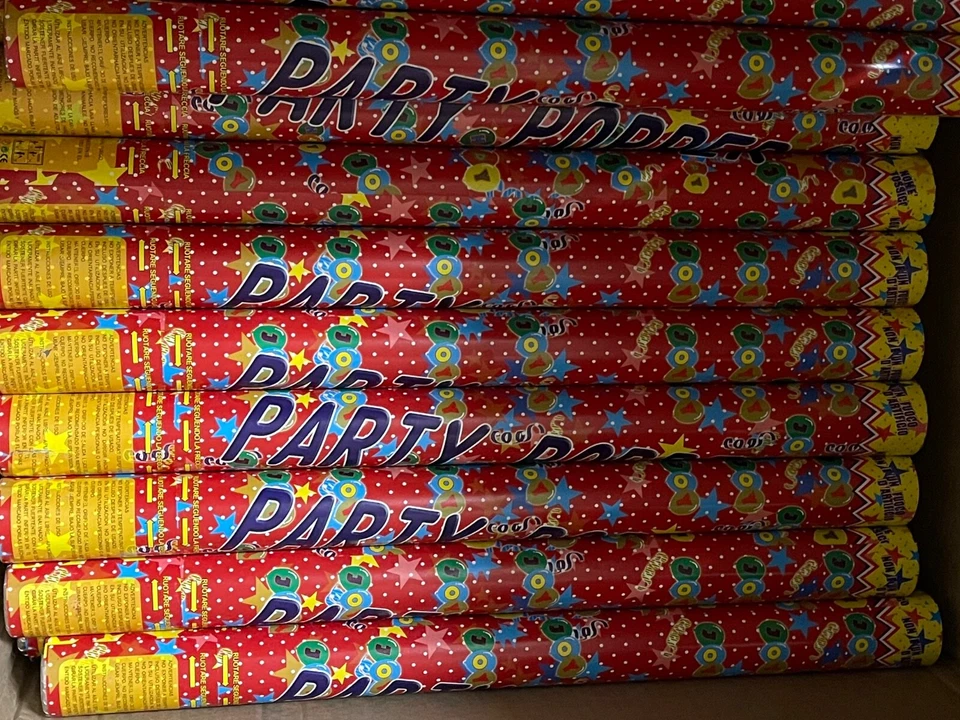 "Paquete de cañones de confeti multicolor de 50-24""" Foto 1 de 1