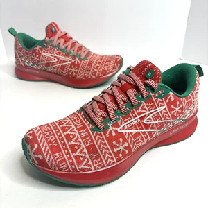 Brooks Levitate 5 Run Merry Christmas Damen-Laufschuhe rot & grün Größe 10 - Bild 1 von 13
