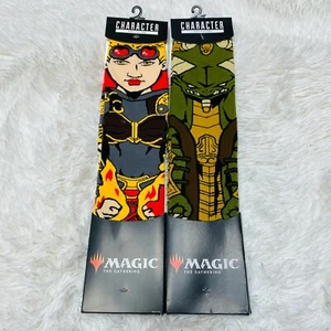 Magic the Gathering Planeswalker Character Sock Set Chandra, Nicol Bolas - Picture 1 of 2