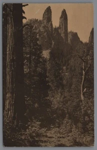 Kathedrale Türme Yosemite Valley CA Postkarte A6 - Bild 1 von 2