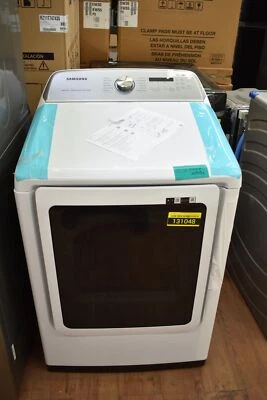 Samsung DVE52A5500W 27 дюймов белая электрическая сушилка с фронтальной загрузкой NOB #131048 BFSALE - Изображение 1 из 4