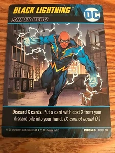 DC Comics Deck-Building Game Promo Card Black Lightning - Picture 1 of 1