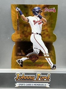 1997 Leaf Fractal Matrix #97 Fred McGriff Y-Axis Die Cut - Picture 1 of 2