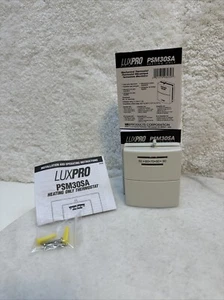 LuxPro Series Mechanical Heating Only Thermostat PSM30SA SET OF 2 - Picture 1 of 4