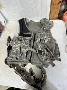 Military Tactical Vest Gear SWAT Airsoft Molle Combat Assault Plate CarrierCamoB - Picture 1 of 6