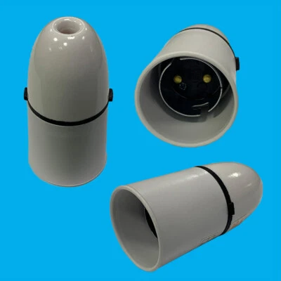 1x Bayonet, BC, B22, Unswitched Lamp Holder Light Pendant Socket T2, Up To 100W - Image 1 of 4