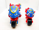 Ricky Zoom & Bike Buddies Tomy Racer Motorcycle Figures Steel Awesome Red Blue