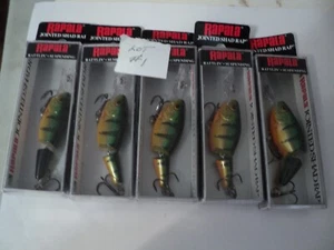 5 -RAPALA JSR-5 JOINTED RATTLIN/SUSPENDING SHAD RAPS NIP (PERCH COLOR) LOT #1 - Picture 1 of 1