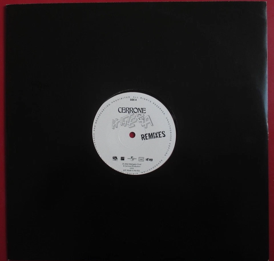 CERRONE - PROMO 12" "HYSTERIA REMIXES" - Photo 1/1