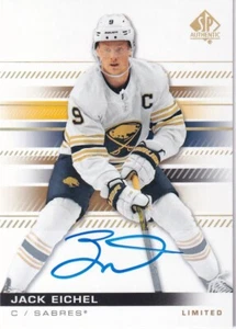 2019-20 SP Authentic Limited Gold Autograph #62 Jack Eichel - Picture 1 of 2