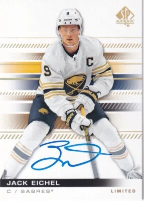 2019-20 SP Authentic Limited Gold Autograph #62 Jack Eichel - Image 1 of 2