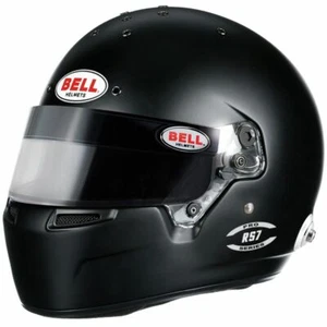 FIA Bell RS7 PRO WHITE/BLACK helmet SNELL HANS composite RACING RALLY - Picture 1 of 4