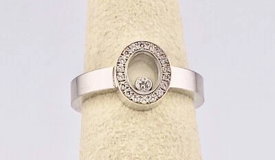 Anillo Happy Diamond Oro 18kw Chopard Foto 1 de 4
