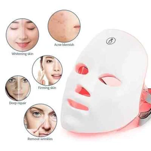 Facial Mask Firming Skin Brightening Acne Treatment Skin Care Face LED Mask New - Picture 1 of 24