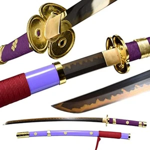 T10 Steel Clay Tempered Handmade Katana Sword Real Japanese Samurai Sword Sharp - Picture 1 of 8