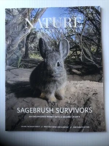 Nature Conservancy Magazine Winter 2021- SAGEBRUSH SURVIVORS - ENDANGERED RABBIT - Picture 1 of 3