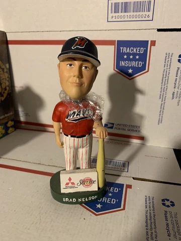 2003 High Desert Mavericks Mavs Brad Nelson Bobblehead SGA Milwaukee Brewers Cover