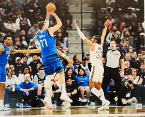 LUKA DONCIC DALLAS MAVERICKS SIGNED 11X14 W/Beckett LOA - Picture 1 of 4