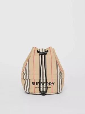 Bolsa con cordón de nailon a rayas Icon Foto 1 de 4