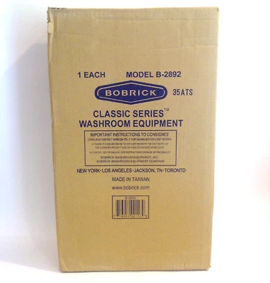 Bobrick B-2892 Twin Jumbo Toilet Tissue Paper Dispenser Stainless Steel NEW - Изображение 1 из 4