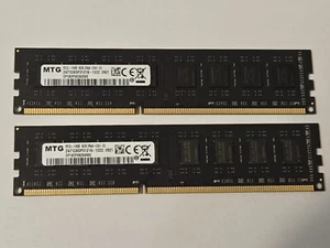 Kingston 2x 8GB 2Rx8 PC3L-12800U DDR3L 1600 Non-ECC 240-Pin Desktop Memory RAM - Picture 1 of 8