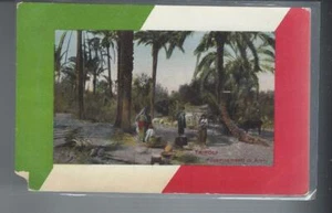 AK Tripolis Accampament di Arabi rot weiß grün 17 NPM DB #420 - Bild 1 von 2