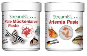 StreamBiz Artemia Paste 120g + Rote Mückenlarve Paste 120g