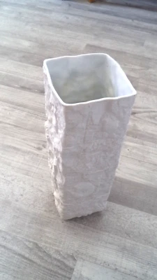 AK Kaiser Ammoniten-Vase groß - Weiß - Muscheln, Bisquit-Porzellan - Bild 1 von 4