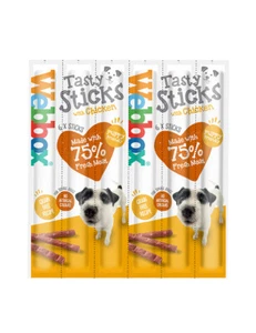 Webbox Dogs Delight Chicken Sticks Treat For Small Breed 12 x 6 (72 Sticks) - Picture 1 of 1