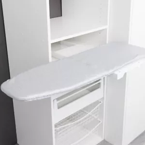 Ironfold Bügelbrett Aluminium grau Bügeltisch klappbar Fachbodenmontage drehbar - Bild 1 von 7