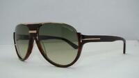 Tom Ford Dimitry 0334 56K Havana Gold Sunglasses Sonnenbrille Roviex Green Lens