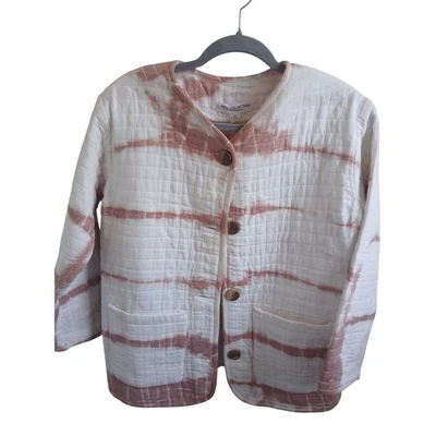 NUEVO CON ETIQUETAS COLECCIÓN EMERSON FRY INDIA Chaqueta Acolchada Tie Dye M Foto 1 de 4