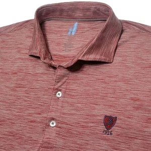 Johnnie-O Featherweight Sedgefield Country Club red polo shirt Men's MEDIUM M - Picture 1 of 8