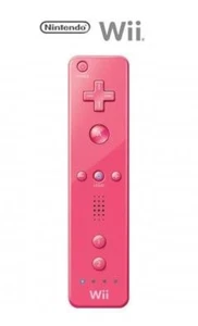 Mando a distancia original Nintendo OEM rosa para Wii y Wii U muy bueno 8Z - Imagen 1 de 3