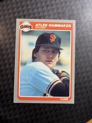 Atlee Hammaker #608 1985 Fleer San Francisco Giants - Image 1 of 2