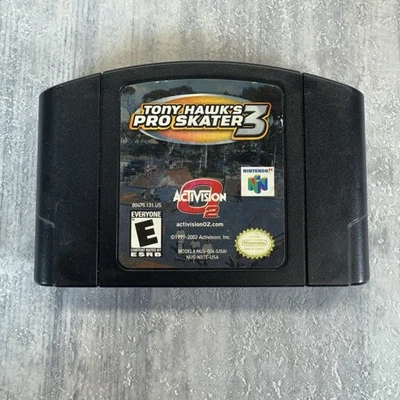 Tony Hawk's Pro Skater 3 (Nintendo 64 2002) N64 Authentic Tested Cart Only Works Foto 1 de 4