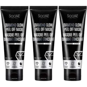 Diamond Glow Peel Off Mask - Premium Peel Off Brightening facial mask 3PK - Picture 1 of 6