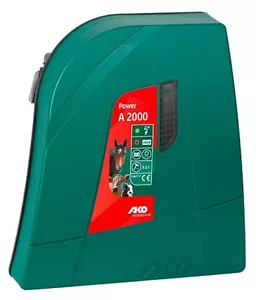 Weidezaungerät Power A 2000 Elektrozaun digital Batterie Akku Mobil Solormodul - Bild 1 von 1