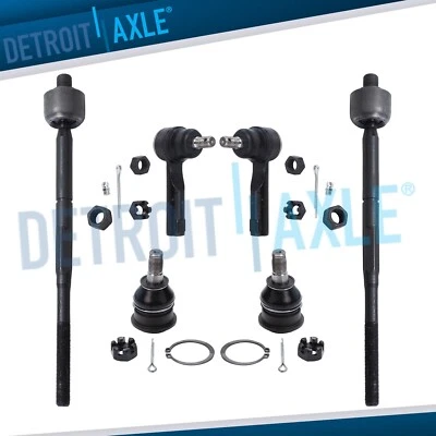 Front Lower Ball Joints Outer Inner Tie Rod Ends Kit for 2000-2006 Nissan Sentra - Image 1 of 4