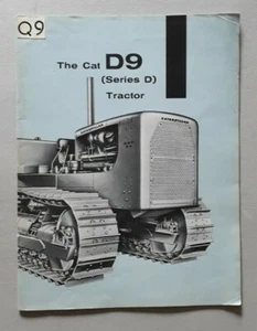 Caterpillar D9 Tractor Brochure 1956 - Series D - Picture 1 of 5
