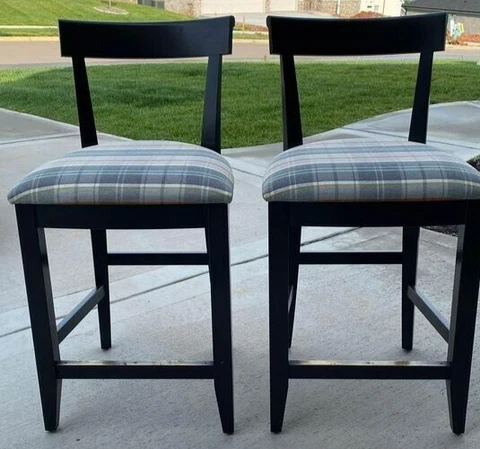 A Set of Stickley Bar Stools Made in USA Cover