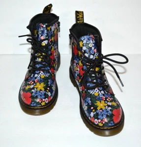 DR MARTENS 1460 WANDERFLORA ANKLE COMBAT BOOTS WOMEN/GIRLS SZ 5 *NWOB* - Picture 1 of 10
