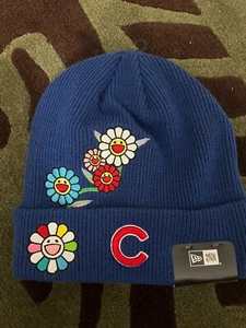 NEW Chicago Cubs Takashi Murakami New Era Beanie Authentic Tokyo Series - Bild 1 von 3