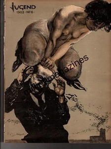 1903 Jugend #6 Jan 28 - German Art Nouveau - Nude; Black Cat; Jewish Cafe owner - Picture 1 of 2